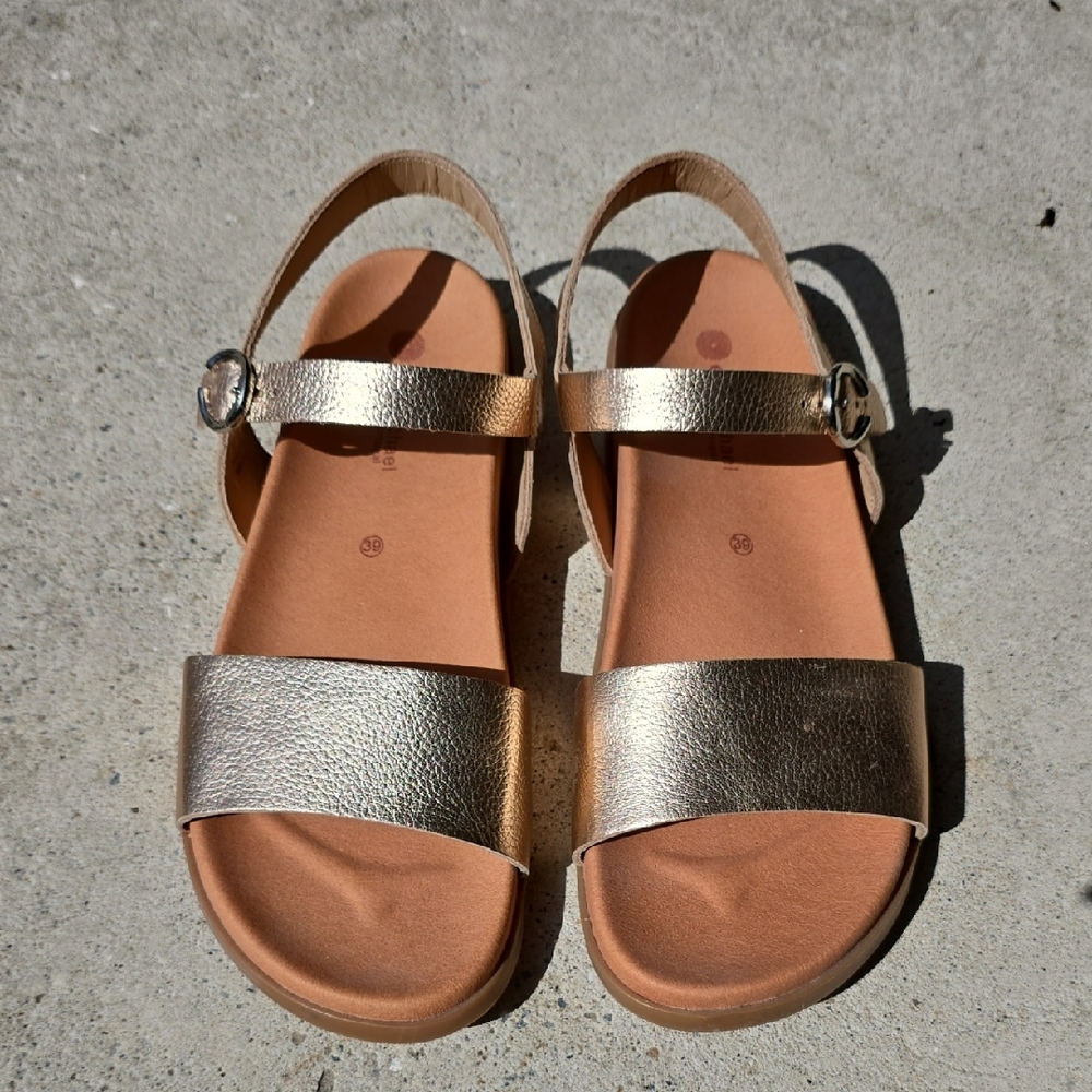 Eric Michael Gold Sandals